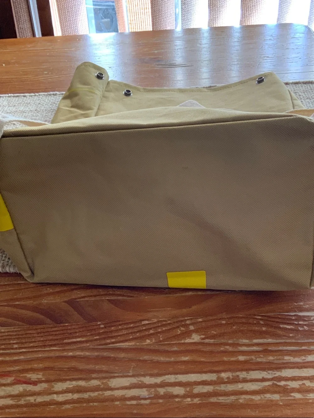 McDonald's Beige Backpack with Yellow Logo